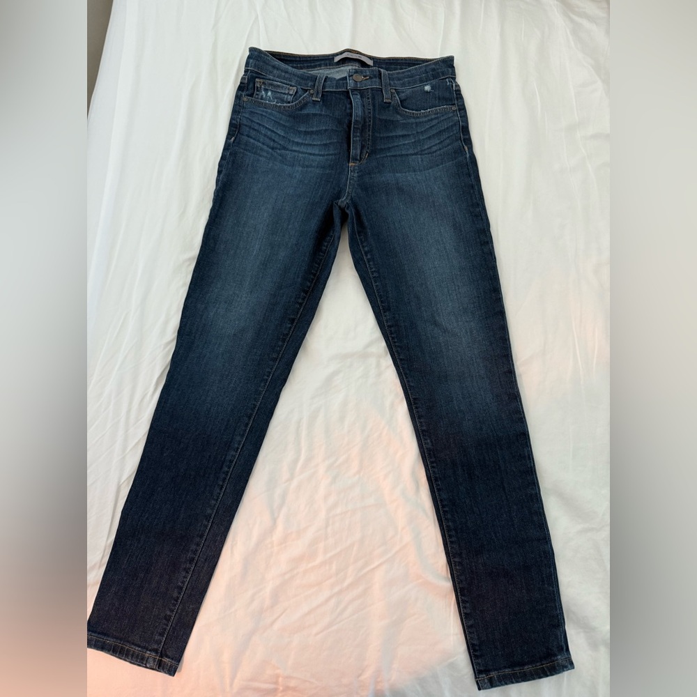 Joe's Jeans High Rise Skinny Ankle in Deep Blue